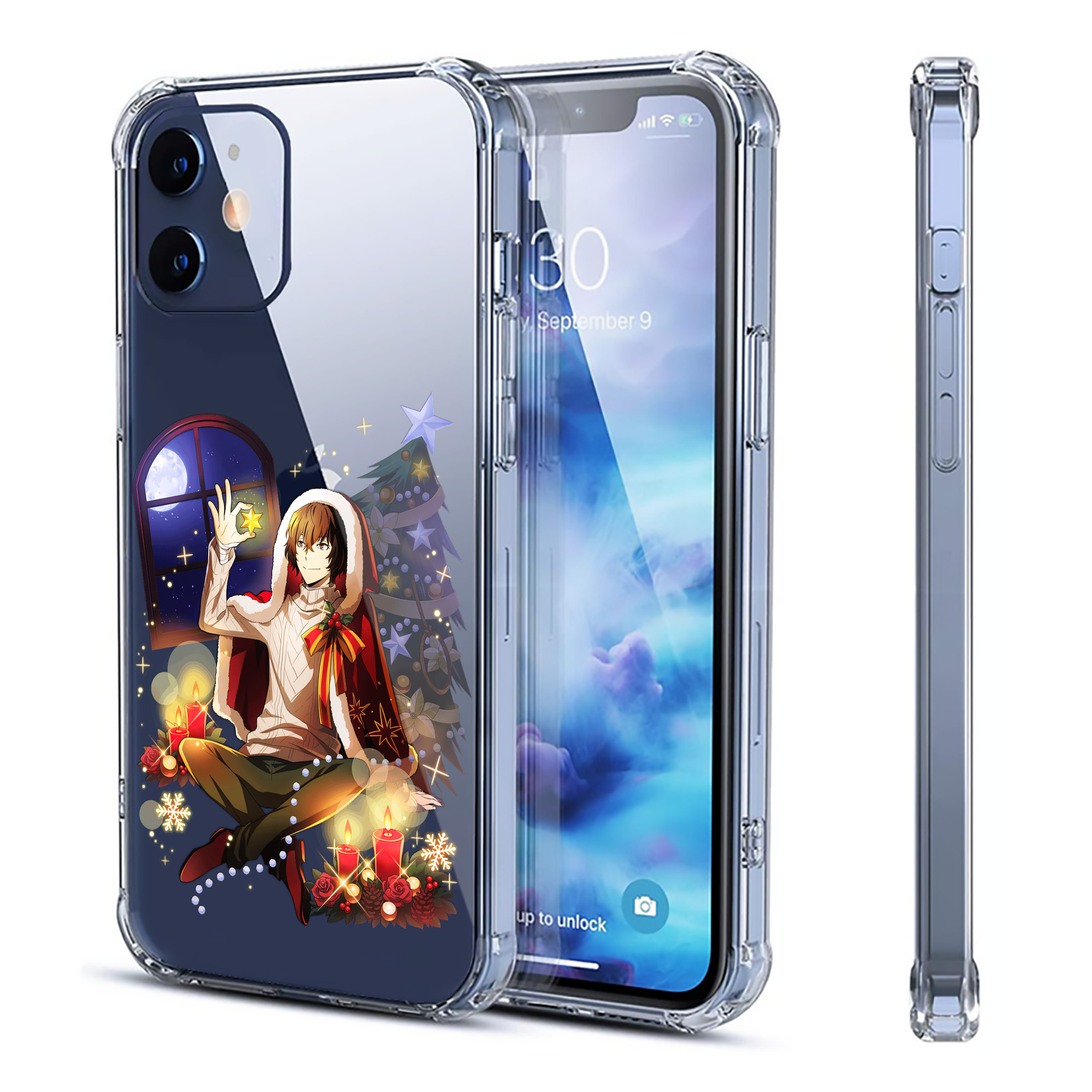 （画像用） 文豪ストレイドッグス Bungo Stray Dogs 【iPhone 12シリーズ対応】透明スマホケース（クリアソフトケース）